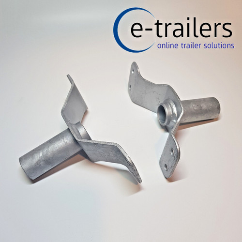 Trailer hinges for ramp on - ramp,