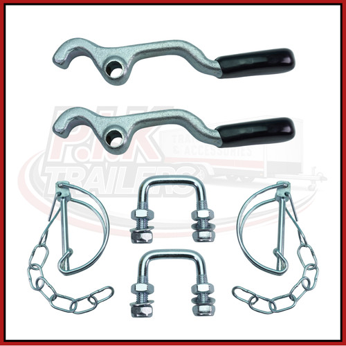 Ramp closure lever handle - closure,