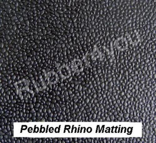 Rubber matting pebble finished - matting,