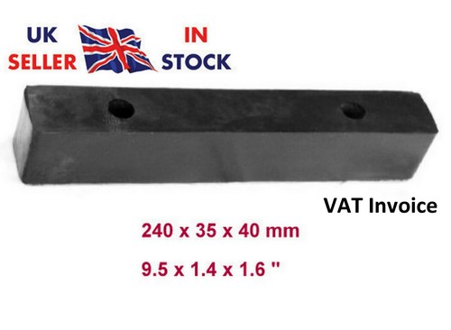 Rectangular rubber buffer for - rectangular,